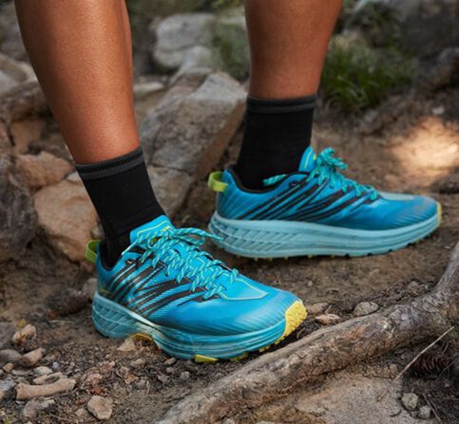 Hoka One One Trailove Tenisky Damske Tyrkysové - Speedgoat 4 - 70859-QFJL